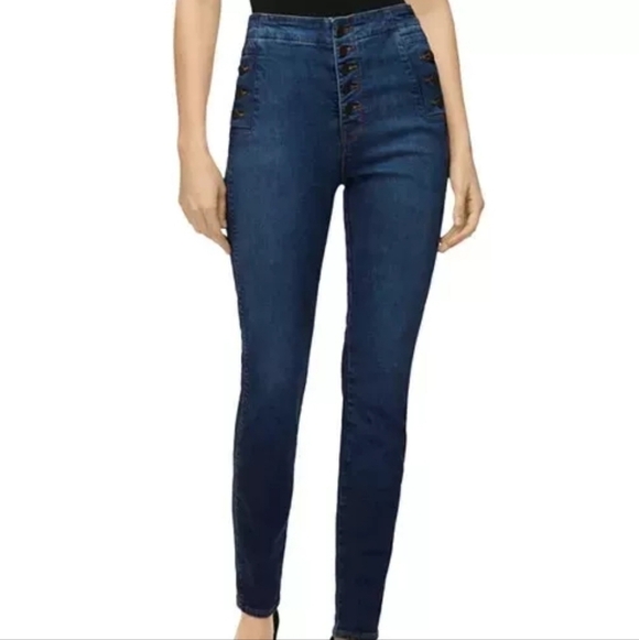J Brand Natasha 11 Button Jeans Size 28 - Picture 2 of 7
